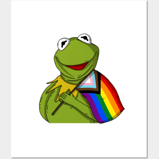 Pride Kermit Posters and Art